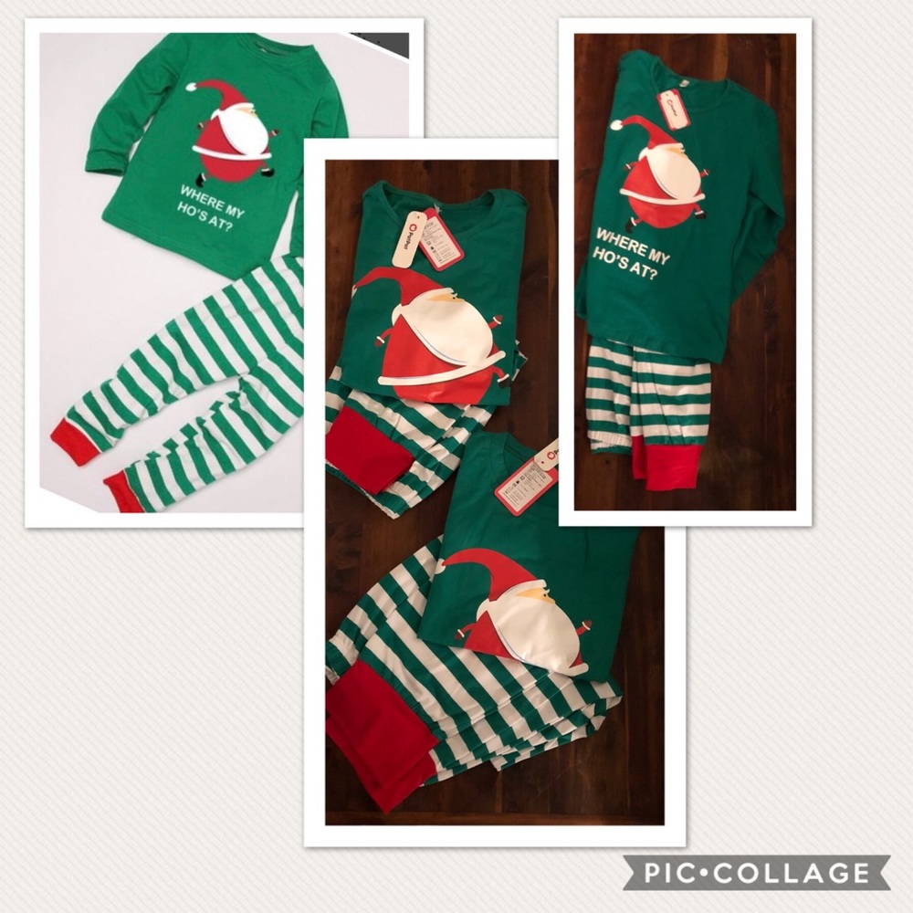 His and Hers Matching Christmas Pajamas